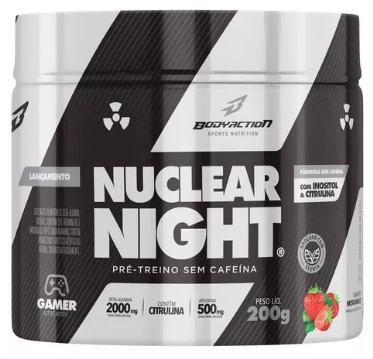 Pré-treino Nuclear Night (sem Cafeína) 200g - Bodyaction