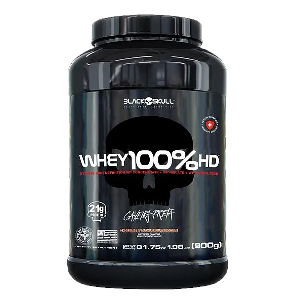 WHEY 100% HD BLACK SKULL - 900G