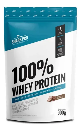 Whey 100% Sharkpro - 900g refil