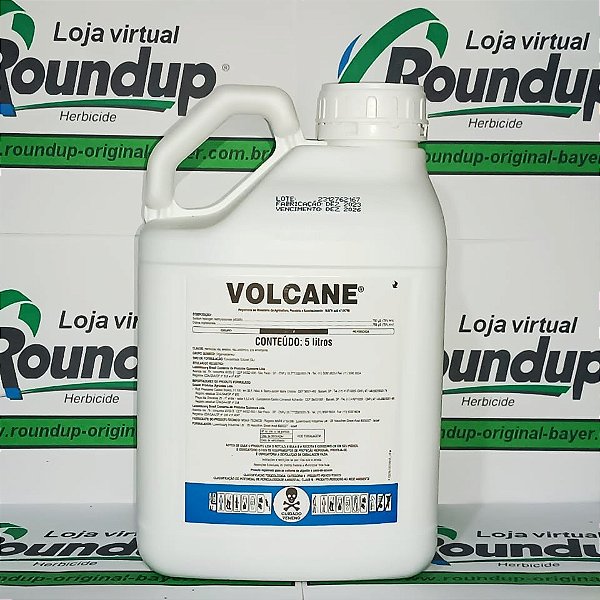 Herbicida Volcane Seletivo 5 litros - Composição MSMA