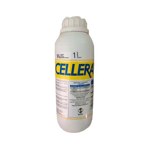 Fertilizante Liquido Foliar Cellerate 1 Litro - Composição Zinco e Molibdênio