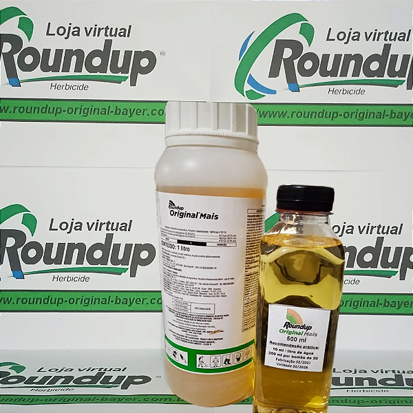 Herbicida Roundup Original 500 ml - Composição Glifosato 48% Mata Mato