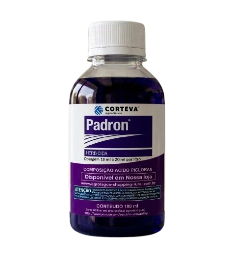 Herbicida Padron Fracionado 100 ml - Mata Arvores, Tocos e Raízes Picloran