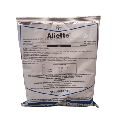 Fungicida Aliette 1 kg Bayer - Composição Fosetil-Alumínio
