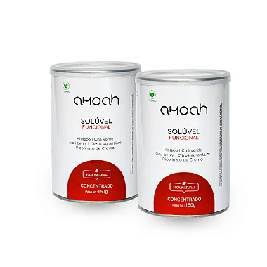 Combo 2 Solúvel Funcional 100% Natural 150g | Amoah