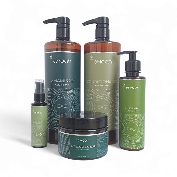 Kit Profissional Nano Therapy Exo Verde I Amoah