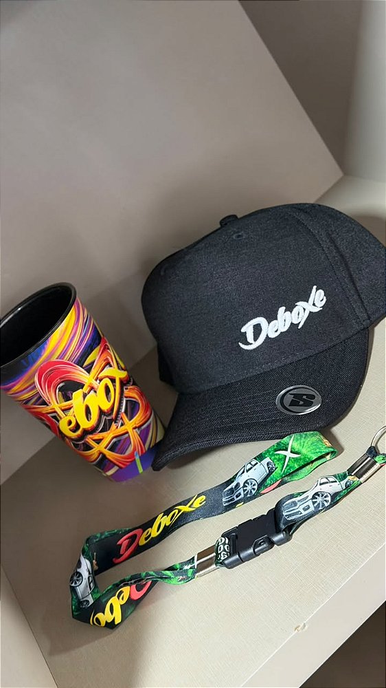 KIT BONE + COPO + CORDÃO