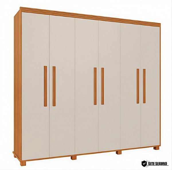 Guarda Roupa Madri 6 Portas 100% MDF Barreto Lonçarcci