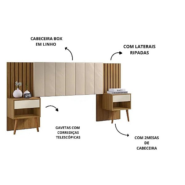CABECEIRA BOX ZARA ROBEL