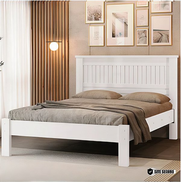 Cama Casal Mônaco 100% MDF Barreto Lonçarcci