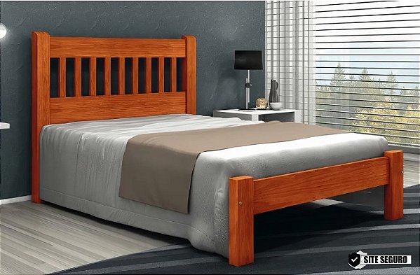 Cama Perola Queen 1,58x1,98 Madeira Maciça São Pedro