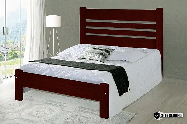 Cama Prime Queen 1,58x1,98 Madeira Maciça São Pedro