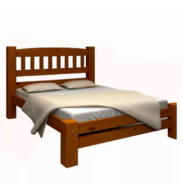 CAMA ONIX PORTO CASAL 1,40 EM MADEIRA MACIÇA REFORÇADA