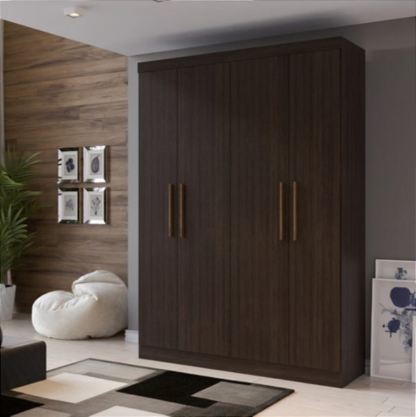Guarda Roupa Supreme 4 portas e 2 gavetas Batrol COD:1208