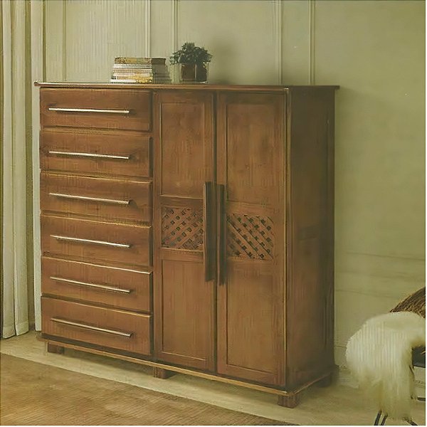 COMODA BH 6 GAVETAS 2 PORTAS REF: 21