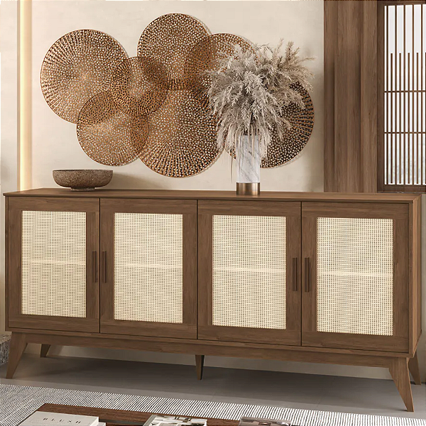 Buffet Andorra 1.72m Cor: Nogueira 47532 EDN