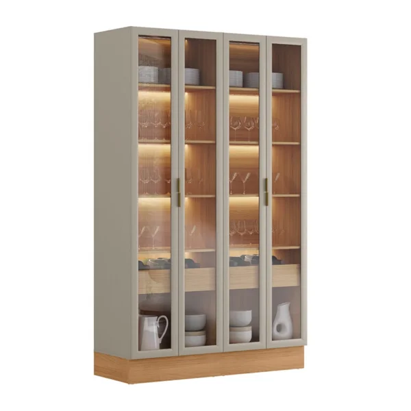 Cristaleira 1,40cm 100% MDF Allure Linea Brasil
