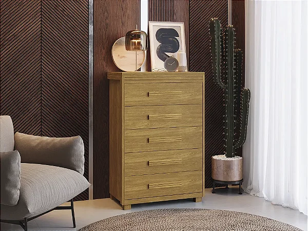 Cômoda Paris 100% MDF Cinamomo Barreto Lonçarcci