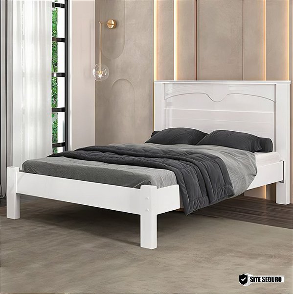 0016.01 BARRETO CAMA CASAL AMSTERDA BRANCA