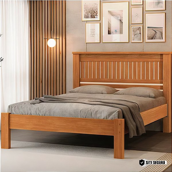 0010.05 BARRETO CAMA CASAL MONACO NATURE/OFF WHITE