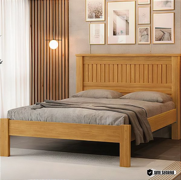 0010.06 BARRETO CAMA CASAL MONACO CINAMOMO