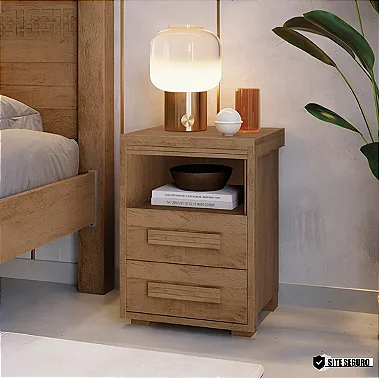 0018.02 BARRETO CRIADO TOQUIO 2 GAVETAS LEGNO