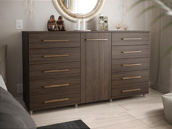 2202.22 BATROL CMDA 1P 10G C/ RODIZIO IMPERIAL CAPUCCINO WOOD