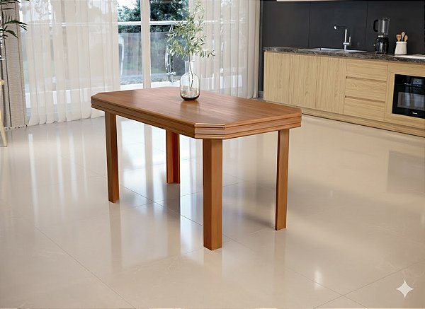 57005 FLAMINGO MESA PEROLA NOGUEIRA TAMPO LAMINADO NOGUEIRA OCTOGONAL 78X85X120