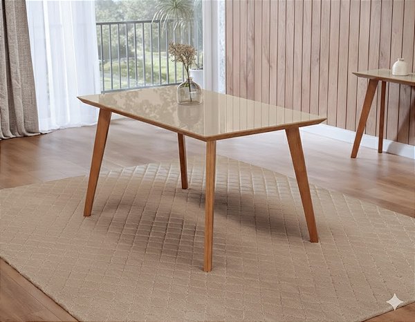 57062 FLAMINGO MESA NAIARA NOGUEIRA VIDRO OFF WHITE COLADO 78X90X90