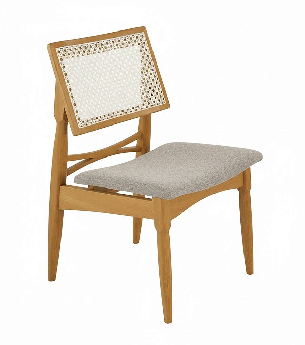 107 FLAMINGO CADEIRA ZARA AMENDOA TELA SINTETICA