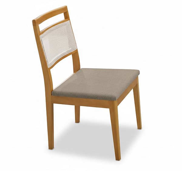 110 FLAMINGO CADEIRA MARIE AMENDOA TELA SINTETICA