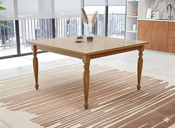 57012 FLAMINGO MESA KARINE NOGUEIRA VIDRO OFF WHITE COLADO