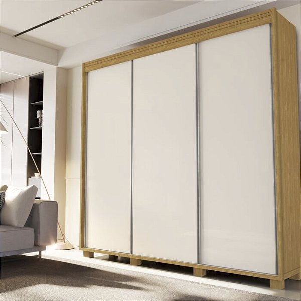 0034.07 BARRETO ROUPEIRO BARCELONA 3P CINAMOMO/OFF WHITE