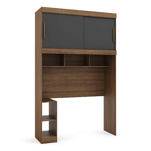 1229.16 BATROL MÓDULO GRPA PONTE 2P COM CABECEIRA GENOVA IPE WOOD/GRAFITE