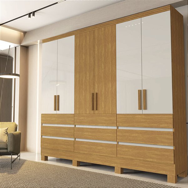 0035.06 BARRETO ROUPEIRO ARGELIA 6P 9G NATURE/OFF WHITE