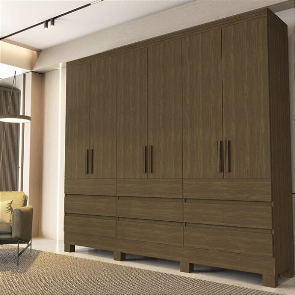 0035.02 BARRETO ROUPEIRO ARGELIA 6P 9G LEGNO