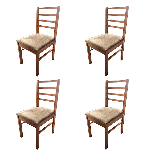 KIT 4 CADEIRAS AVULSAS BEATRIZ FLAMINGO TEC 105