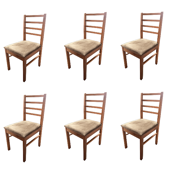 KIT 6 CADEIRAS AVULSAS BEATRIZ FLAMINGO TEC 105