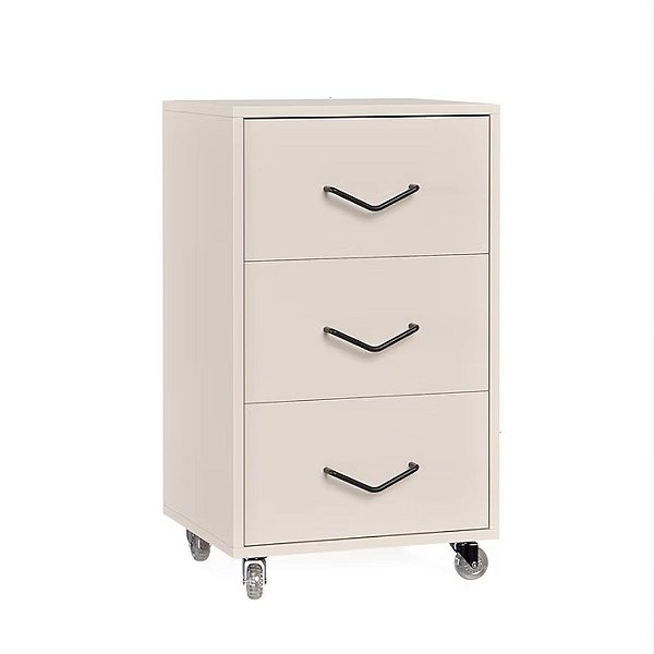 58415 EJ GAVETEIRO STEEL 610X400X150 OFF WHITE