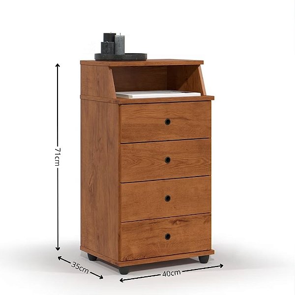 25965 EJ MESA DE CABECEIRA LUXO II NEW FREIJO 530X335X148