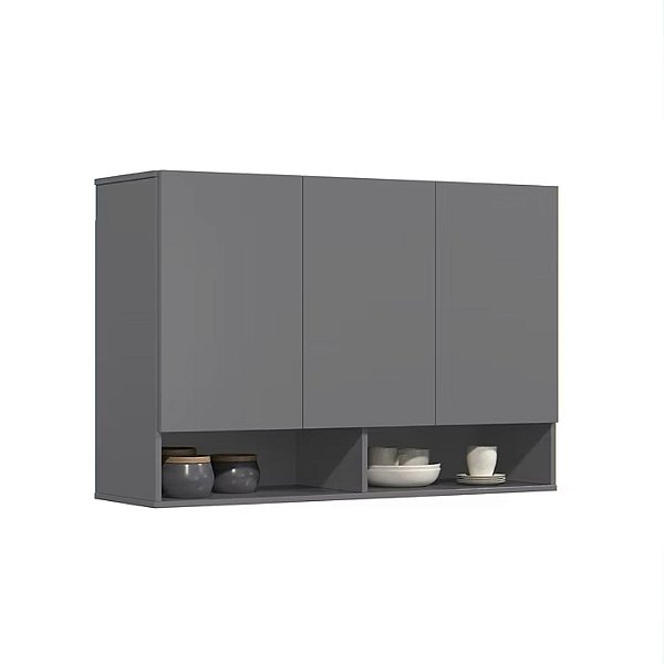 33217 EJ ARMARIO MILAO CINZA 950X330X105