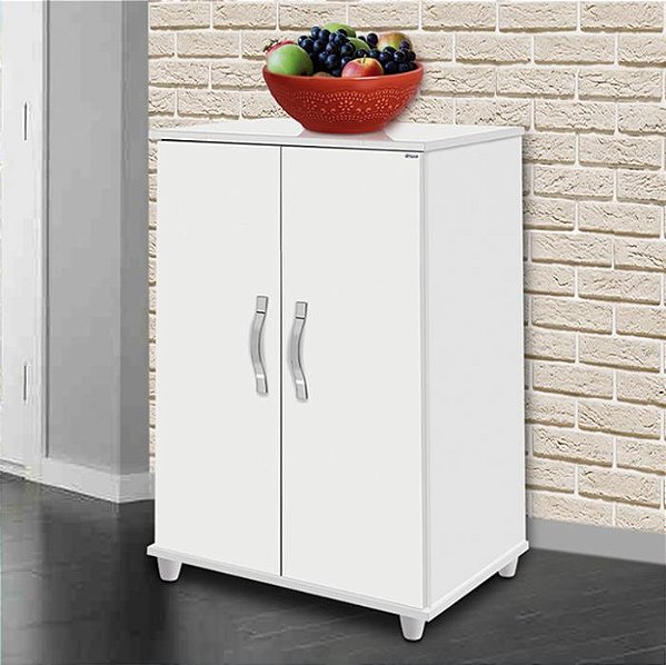 BALCÃO NINA PORTAS BRANCAS paganotti