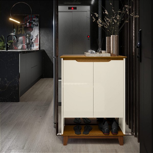 51155 EJ SAPATEIRA HALL FLOW OFF WHITE/FREIJO 860X645X85