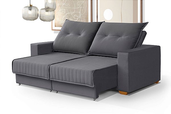 0700.80 ART ESTOFADOS PECA RETR RECL CAIRO 2,00M