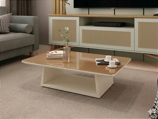 17858 MESA DE CENTRO HOLAMBRA FENDI / FREIJO NOBRE 300X1090X680