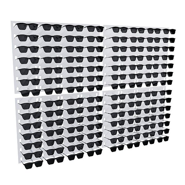 Expositor de parede para 112 óculos ME216