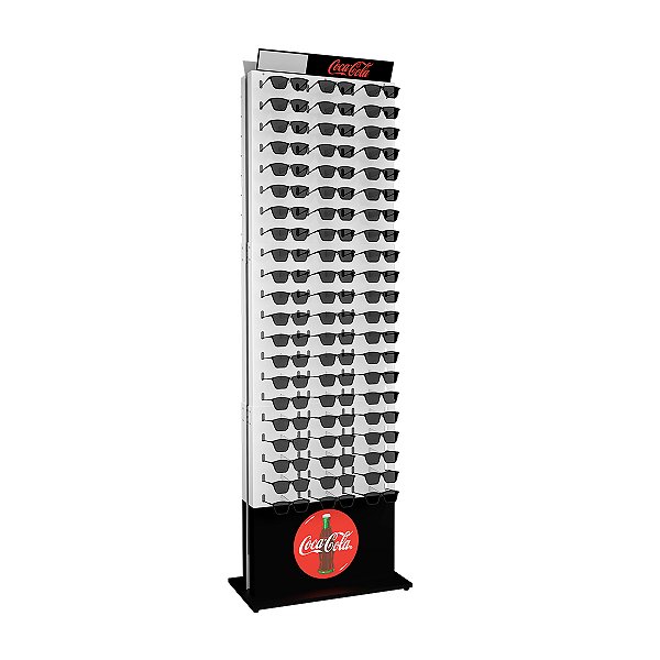 Expositor de chão para 126 óculos ME228 personalizado