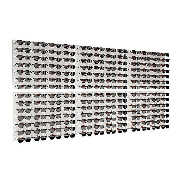 Expositor de parede para 168 óculos ME286