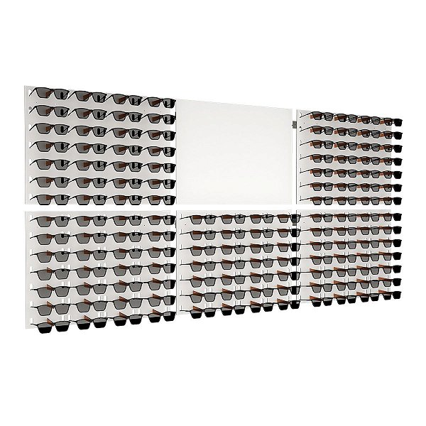 Expositor de parede para 140 óculos ME287 personalizado