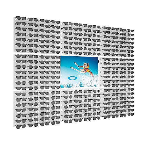 Expositor de parede para 224 óculos ME289G7 personalizado